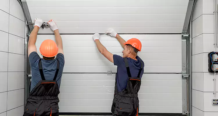 Garage Door Bottom Panel Repair in Rockledge, FL